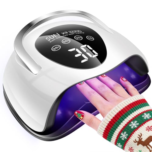 LadyMisty 268W UV LED Nail Lamp, 2026 Upgrade UV...