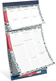 Boxclever Press Magnetic Shopping List Pad for Fridge. Stunning Magnetic Meal Planner and Shopping List with Weekly Meal Planner, Tear Off Grocery Lists & Handy Pocket for Recipes or Receipts.