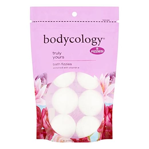 Bodycology Truly Yours Bath Soak Fizzies Bombs 8-2.1 Oz Balls