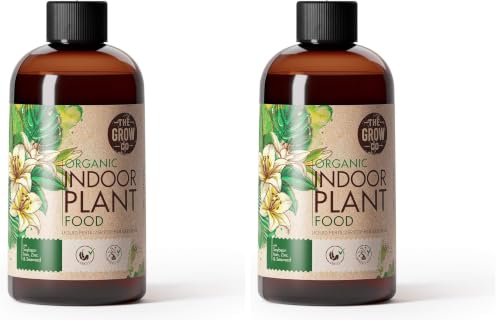 Image of Organic Indoor Plant Food - All-Purpose Liquid Fertilizer - Best for Live Houseplants Indoors + Common Home Outdoor Plants in Pots (8 oz) (Pack of 2)