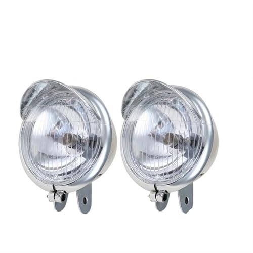 Feux antibrouillard chromés pour moto Honda Shadow et VT750
