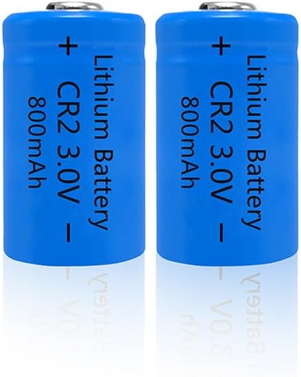 WANGHBWM 【2pcs】 3.0V 800mAh CR2 15270 Button Top for,LED,Mini Fans etc. - 1