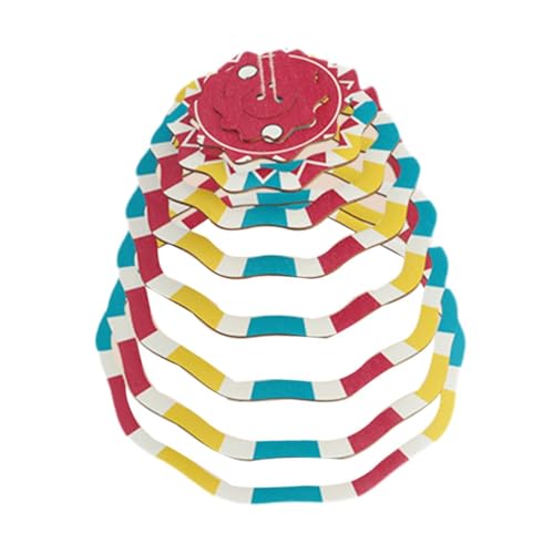 KiBcsLic Hanging Mobile for Crib Black and White Visual Development Toy