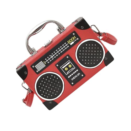 Sac à main femme fini en unité centrale premium au design radio rétro exclusif