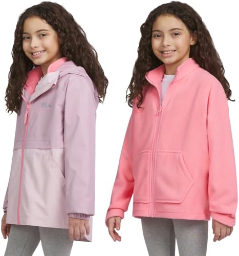 Image of Eddie Bauer Youth Lone Peak 3 in 1 Jacket (US, Alpha, Medium, Regular, Blush)
