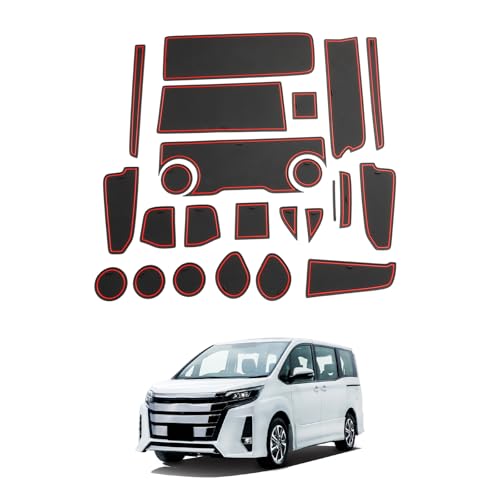 SHAOHAO 新型 トヨタ ノア 90系 ラバーマット 専用 ノア90 Xグレード 6BA-MZRA95W 6BA-MZRA90W型 ゴムマット 滑り止め ノイズ軽減 簡単使用 インテリアラバーマット ノア90アクセサリー 引っ掻きキズ防止 騒音防止 専