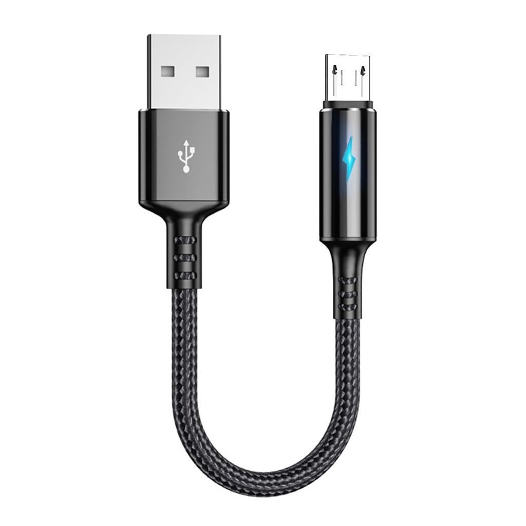Short USB Cable Short NylonBraided Highs Speed USB to USB Charging Cable,9.8'' Data Cable