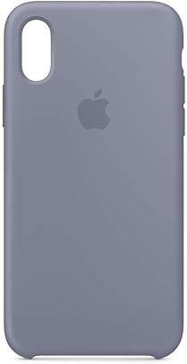 Apple Funda Silicone Case para iPhone XS Gris lavanda Apple Funda Silicone Case para iPhone XS Gris lavanda