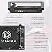 Record Player Wireless Output Turntable Carbon Fiber Tonearm Vinyl Player Aluminium Platter Belt-Drive LP Turn Tables 2 Speed RPM Phono RCA Line Output AT-3600L MM Cartridge Audio Sound Pure Black