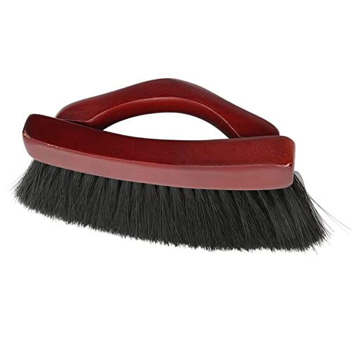 WGFOIP Premium PVC Billiard Table Brush, Ergonomic Handle Design, Clean Rails and Corners with Soft, Wine Red with Black Color, for Rail Corner Felt Cloth