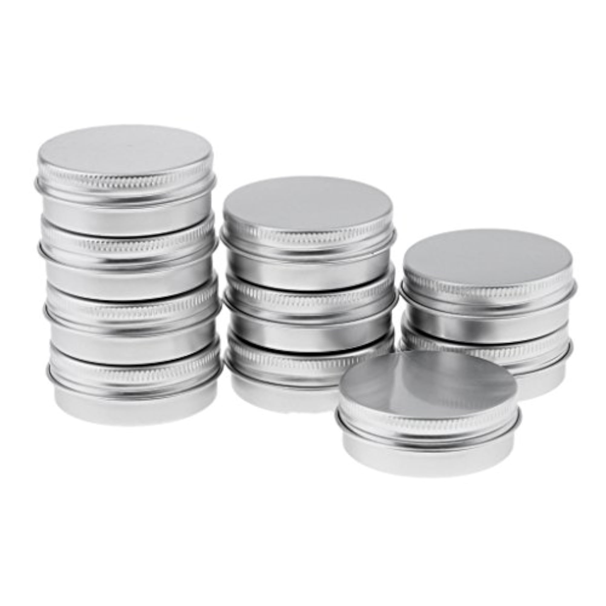 1Oz 10 Pack Aluminium Tin Cans, Cosmetic Containers