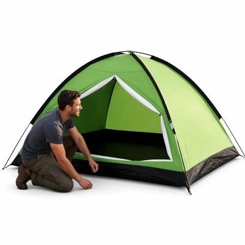 Camping Tent 1/2 Person Small Tents Lightweight Waterproof...