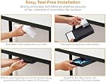 Bostitch Konnect Under Desk Drawer, Self-Adhesive Slide Out Storage Organizer with 4 Customizable Dividers, 2-Pack