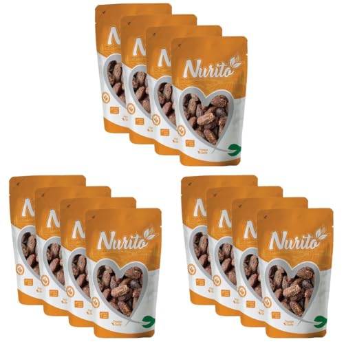 Image of Nurito Premium Nuts and Seeds (Dry Red Dates /Lal Chuara, 1000) (Pack of 3)