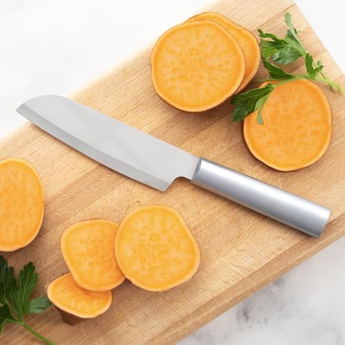 Rada Cutlery Cook’s Utility Knife (R140), 4.75" Stainless Steel Blade, Silver Handle - Thumbnail 7