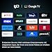 FPD Smart TV 32 Zoll (81 cm) Fernseher mit Google TV, Sprachsteuerung, kompatibel mit Google Assistant, 720p HD, HDR 10 & Dolby Audio, Google Play, Google Cast, Live-TV