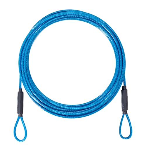 Cable de seguridad trenzado para proteger equipaje y mochilas en campamentos y rutas al aire libre 2
