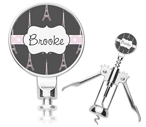 Personalized Black Eiffel Tower Corkscrew