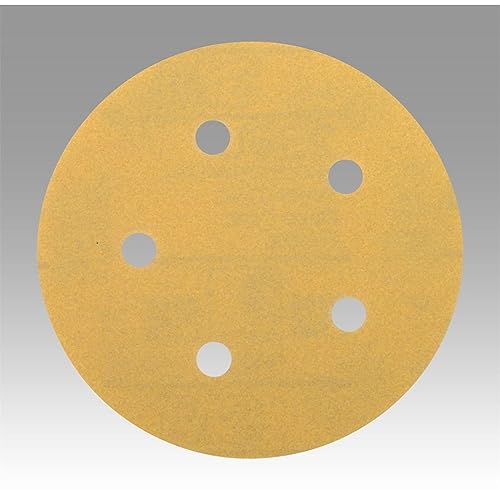 3M HOOKIT Gold Film DISC 255L, 5 in X NH, 5 (00051131010628) (4/Each)