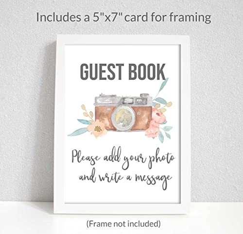 Baby Shower Guest Book, Flat-Lay Softcover. Gold Foil, Guestbook For Wedding, Guestbook For Bridal Shower, Wedding Guestbook Alternative, Guest Book Polaroid, Gender Neutral Baby Shower Guestbook #TOP3