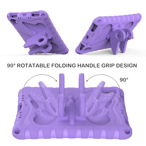 Coque iPad Mini 6 et 7 violette idée cadeau utile pour enfant