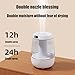 Quiet USB Humidifier with 2 Spray Nozzles and Humidity Indicators for All Day Bedroom Freshness Bedroom Humidifier