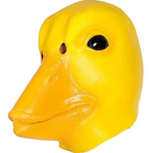 Ciao 68434 - Duck Latex Mask, Yellow