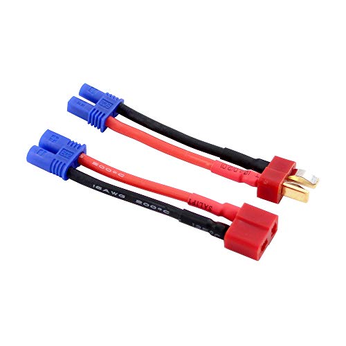 Adaptador T-Plug a EC2 macho hembra con cable 16awg 5cm x4 miniatura 3