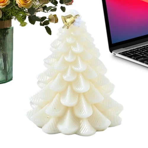 Besreey Velas Aromáticas Con Esencia De Navidad, Decoración de Difusor de en Forma de Árbol, Velas Aromáticas, para la Navidad el Halloween las Fiestas los Cumpleaños las Vacaciones Bodas el