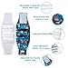wegreeco Small Dog Diapers Male,Reusable Belly Bands for Male Dogs,Washable Doggie Puppy Diapers Wraps,Medium Large Size (5 Pack Medium, Marine Animal)