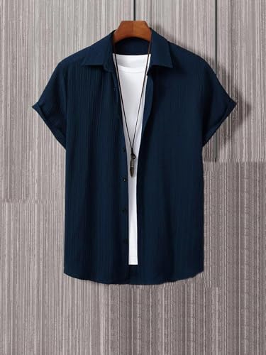 Image of Lymio Stylish Casual Regular Fit Shirt for Men|| Men Regular Fit Shirt (Available in Combo Packs) (S-Kent-)
