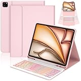 【Angles de Vue Multiples & Porte-stylet】La coque clavier iPad Air 13 pouces propose trois angles de vue réglables pour une expérience similaire à un ordinateur portable. Son porte-stylet intégré empêche la perte de l'Apple Pencil, faisant de la coque clavier iPad Pro 12.9 pouces un accessoire fiable.