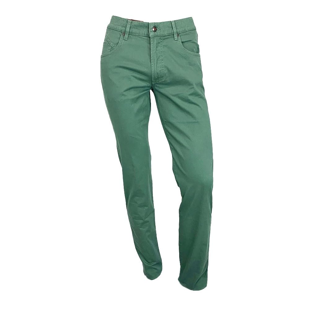 bugatti Men's 3224-56370a Slacks, Moss-140, 33 W/32 L