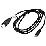 Powery Cable de Datos USB para Panasonic Lumix DMC-FZ28