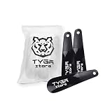 TYGA STORE | 3 x Black Shoe Horn, Universal - Suitable For All Shoes, Heels, Boots & Trainers - Easi