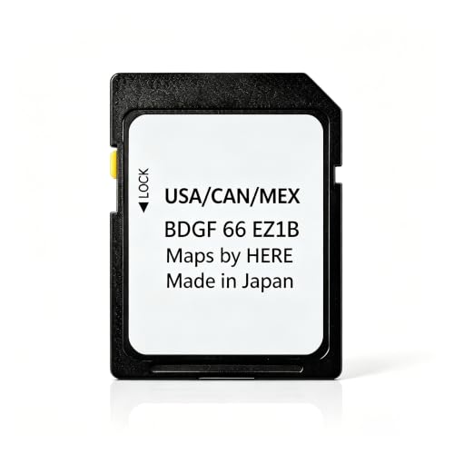 2025 Updated Car Navigation Card BDGF66EZ1B for Mazda Navigation GPS SD Card Accessories Compatible with 2019-2020 Mazda 3 and Mazda CX - 30 Support Offline Use Coverage USA Mexico Canada Maps