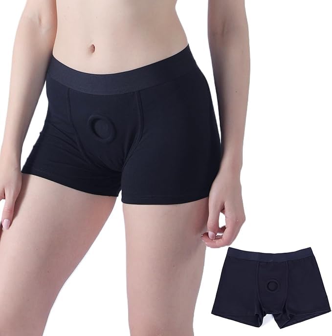 annuo Strap on Harness Pants Strapless Underwear for Men Women Boxer Briefs-picture-40