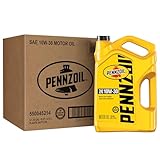 Pennzoil Motor Oil 10W-30 Motor Oil, 5 Quart (3 Pack)