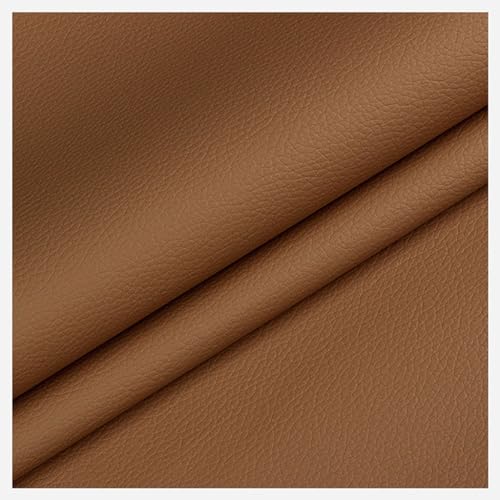 Feuilles litchi cuir pour bricolage et rénovation de sac à main marron