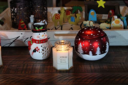 Winter Woods Scented Blended Soy Candle | Pine, Fir, Cedar & Eucalyptus Fragrance Blend | Hand Poured In Usa By Just Makes Scents (8 Fl Oz) #TOP4