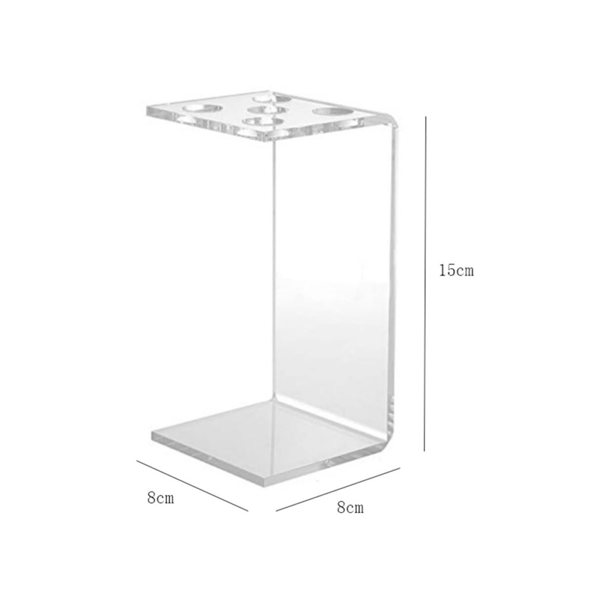 Didiseaon Barber Scissor Storage Rack Hair Scissors Case Professional Hair Accessories Organizer Comb Holder Acrylic Hairdressing St