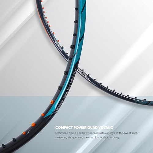 Image of Apacs Ziggler Pro 6.2 (Unstrung) | 38 lbs Max Tension | 4U Head Heavy | Copper Carbon Tensile (CCT) Technology | Power Frame Series | Made in Vietnam Badminton Racket with Cover (Black-Red)