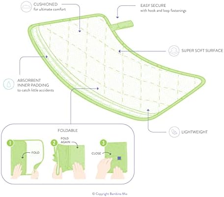 Bambino Mio, Baby Changing Mat, Cushioned, Lightweight and Portable