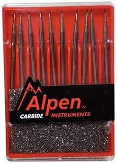 Coltene R707901 Alpen Carbides Trimming and Finishing #7901 Needle Burs, 12 Flute, Friction Grip, 0.9 mm Diameter (Pack of 5)
