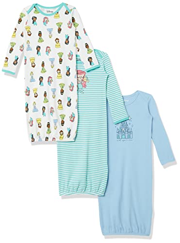 Image of Amazon Essentials Girls' Disney | Marvel | Star Wars | Princess Sleeper Gowns