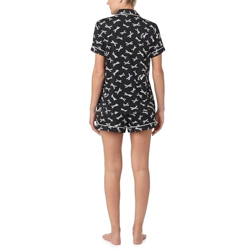 Image of kate spade new york Short Sleeve Boxer PJ Set