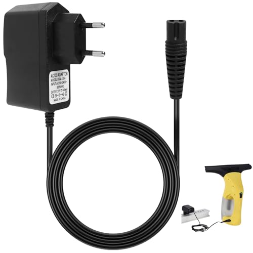 Anrbb Cargador de Reemplazo DC 5.5V Compatible con Karcher Lavavajillas KV4, WV1, WV2, WV45, WV5, WV52, WV55 y Plus, Seguridad y Durabilidad Adaptador Corriente para Karcher Limpiador de Ventanas