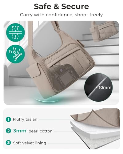 Bolso para cámara 2 en 1 BAGSMART estilo bandolera miniatura 4