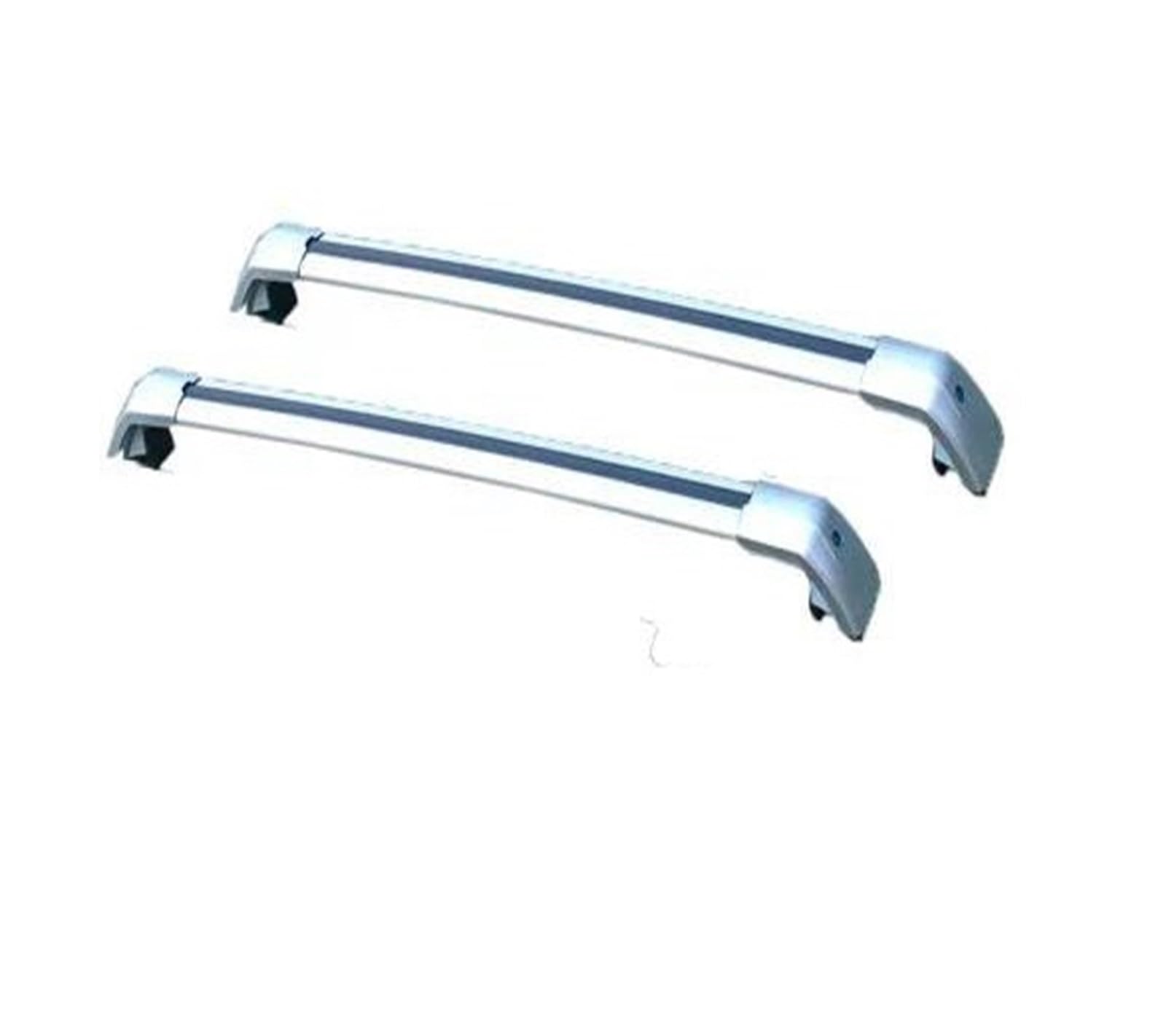 Barras de techo para Mercedes Benz GLA SUV 2013-2019 de aluminio plateado 7