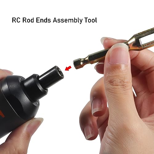 Ferramenta de Montagem de Extremidade de Haste RC, Ferramenta de Montagem Rápida Confiável de Extrem